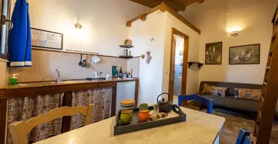 Cucina o angolo cottura di Agriturismo Case Don Ignazio