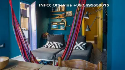 Letto o letti in una camera di Our design of a traditional Sicilian house