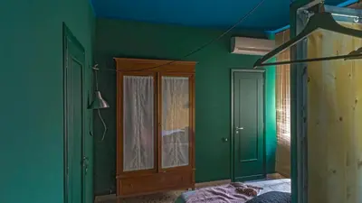 Letto o letti in una camera di Our design of a traditional Sicilian house