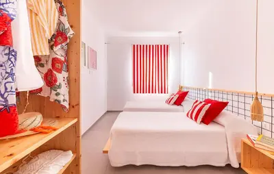 Letto o letti in una camera di Ucca Mari