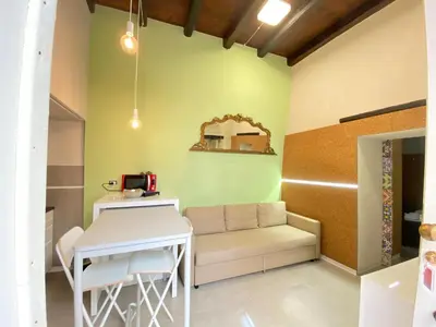 Area soggiorno di Casa Berenice