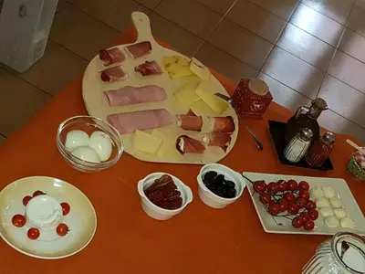 Cibo presso il bed & breakfast o nelle vicinanze