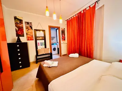 Letto o letti in una camera di CasaMalù