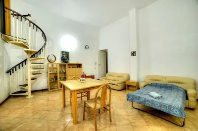 Area soggiorno di Villa with pool and tennis court