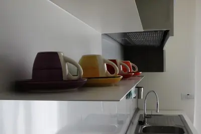 Cucina o angolo cottura di Alloggio Lentini