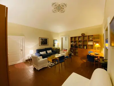 Area soggiorno di Elegante appartamento in palazzo storico Ortigia