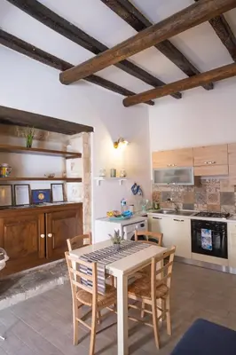 Cucina o angolo cottura di La casetta del pescatore