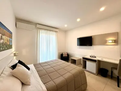 TV o dispositivi per l'intrattenimento presso Hotel Jonio