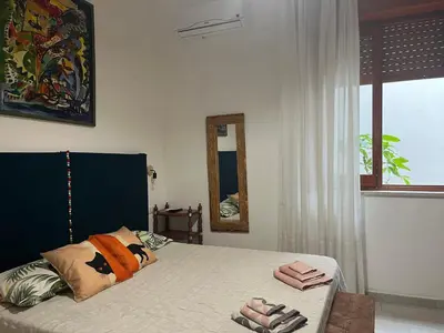 Letto o letti in una camera di Green House