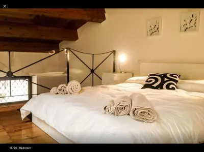 Letto o letti in una camera di San Giuliano house