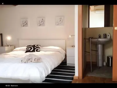 Letto o letti in una camera di San Giuliano house