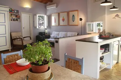 Cucina o angolo cottura di Vico Muccio. Luminosa casa d'epoca