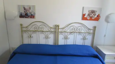 Letto o letti in una camera di Casa Badia