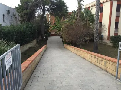 Planimetria di Appartamentino con veranda in Villa fronte mare