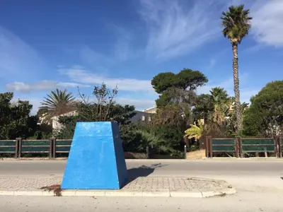 Planimetria di Appartamentino con veranda in Villa fronte mare