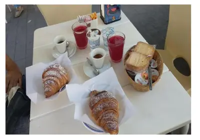 Cibo presso il bed & breakfast o nelle vicinanze