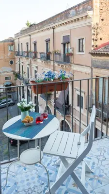 Balcone o terrazza di Palazzo Bruca Catania