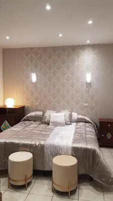 Letto o letti in una camera di Hotel Sangiuliano 132 centro storico Catania