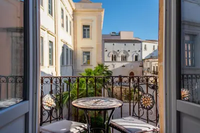 Balcone o terrazza di Ortigia ART & DesiGn, Parking , Smartworking