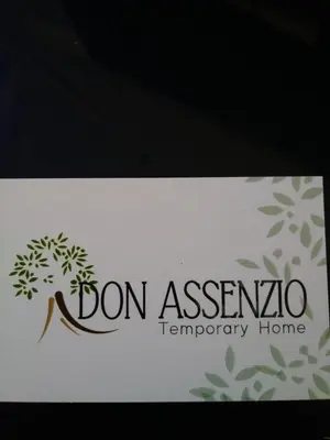 Certificato, attestato, insegna o altro documento esposto da Don Assenzio Temporary Home