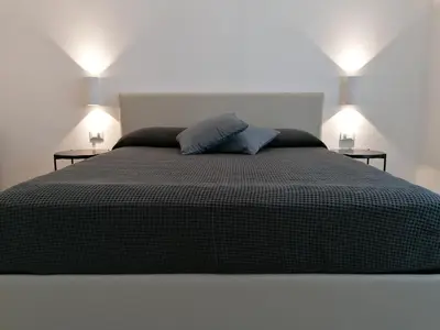 Letto o letti in una camera di Chiaralice
