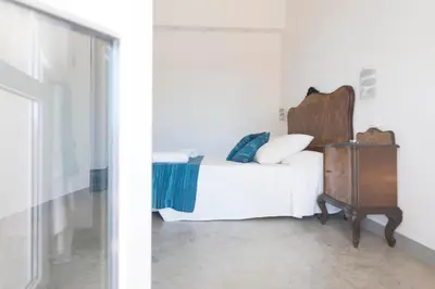 Letto o letti in una camera di Chiaralice