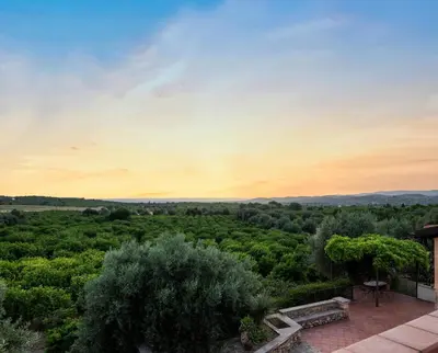 Paesaggio naturale nelle vicinanze della casa vacanze