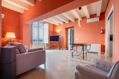 TV o dispositivi per l'intrattenimento presso Palazzo Alfeo Aparthotel