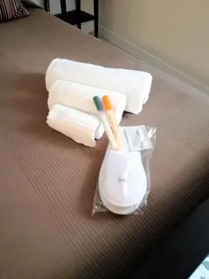 Letto o letti in una camera di Casa Elena