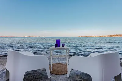 Paesaggio naturale nelle vicinanze della villa