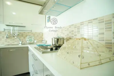 Cucina o angolo cottura di CASA con ACCESSO AL MARE