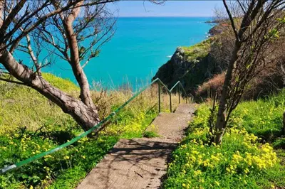 Paesaggio naturale nelle vicinanze della casa vacanze