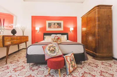 Letto o letti in una camera di Le muse di Apollo