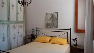 Letto o letti in una camera di Appartamento in villa a Fontane Bianche