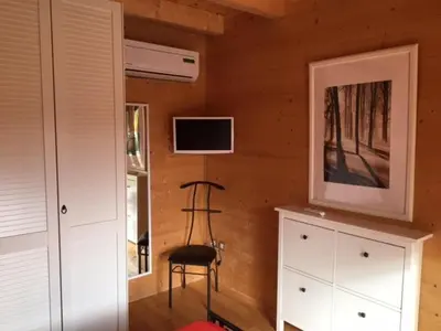 TV o dispositivi per l'intrattenimento presso Depandance con Piscina e Jacuzzi