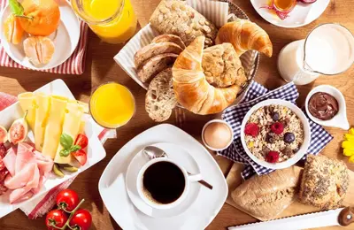 Cibo presso il bed & breakfast o nelle vicinanze