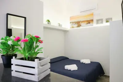 Letto o letti in una camera di Antica Civita