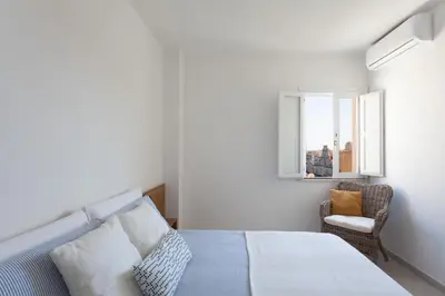 Letto o letti in una camera di Attico Maniace