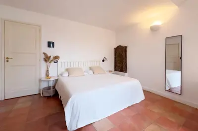 Letto o letti in una camera di Antica Dimora Caruso
