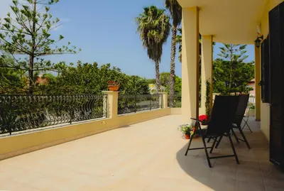Balcone o terrazza di Dimora arenella, Villa a 150 metri dal mare