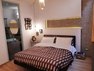 Letto o letti in una camera di Galena Charme Luxury Terrace
