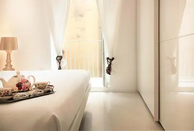 Letto o letti in una camera di Reggia del Saraceno