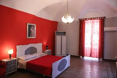 Letto o letti in una camera di la locanda del centro storico