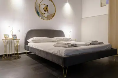 Letto o letti in una camera di Le Dimore del Mito -Gaia-