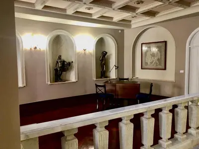 Area soggiorno di Nettuno Suite