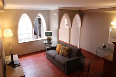 Area soggiorno di Nettuno Suite