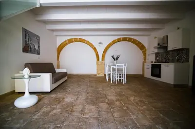 Cucina o angolo cottura di LA CARRETTERIA, ospitalità siciliana