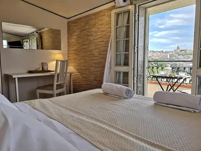 Letto o letti in una camera di Villa Ambra B&B