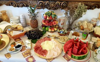 Cibo presso il bed & breakfast o nelle vicinanze