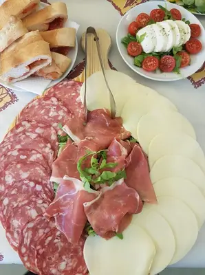 Cibo presso il bed & breakfast o nelle vicinanze